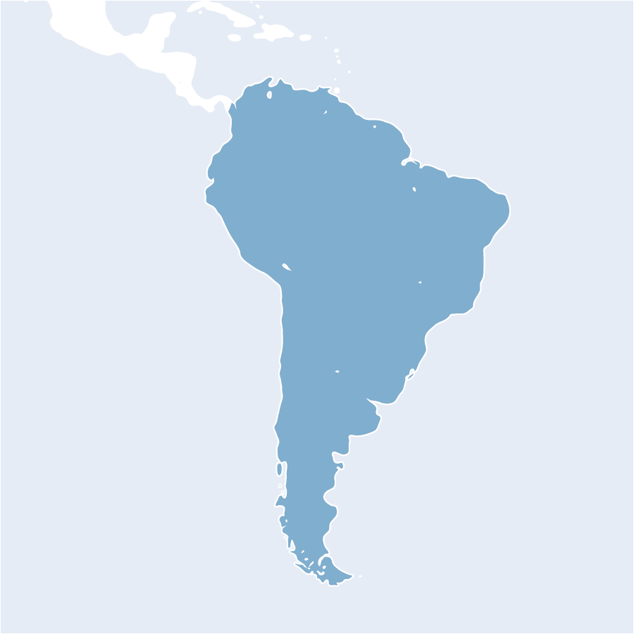 South America map